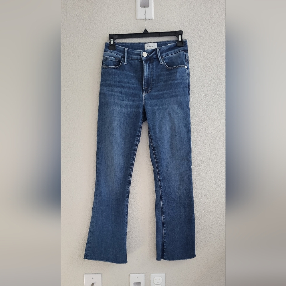 Frame Denim Le Crop Mini Boot Jeans size 25